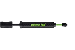 Erima Pompe à air double action Noir/vert Gecko 8"