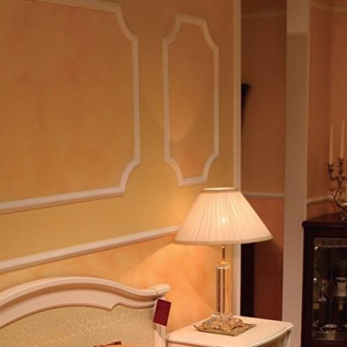 1 Set – 4 Stück Segmente Bögen für Flachleiste E-18 Rundbögen Stuck NE-18-02D - 4