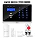 Produktbild ERAY Alarmanlage Wifi+GSM/3G, Diebstahlschutz, Wireless, kostenlose App, Service + Garantie, 100 Zonen, Sprache- und LCD-Display in Deutsch, Zubehör und Batterien Inklusive, 433MHz