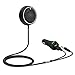 Price comparison product image TECEVO Bluetooth 4.0 Handsfree Car Kit - Bluetooth Music Receiver, NFC Quick Pairing, AUX Jack Playing Music And Hands Free Calling Car Adapter