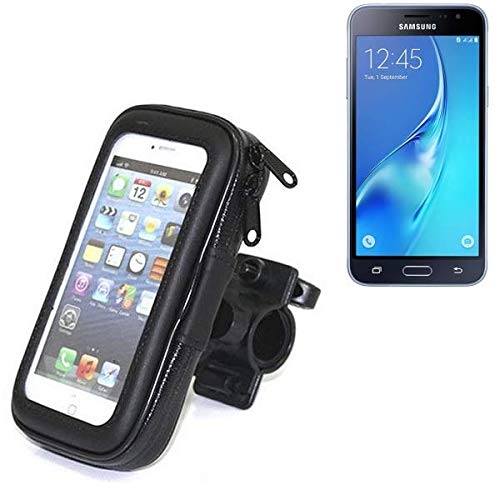 K-S-Trade® pour Samsung Galaxy J3 Duos (2016) Bike Mount Support Guidon Vélo Moto Quad Scooter Etc Étanche Étui Housse Titulaire Montage Antichoc Hydrofuge