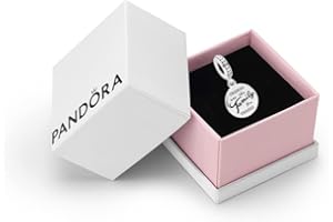 PANDORA Moments Women's Sterling Silver Friends are Family Dangle Charm for Bracelet, With Gift Box