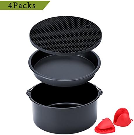 Befound 8 Inch Air Fryer Baking Accessories Kit, Fit for Philips XL Gowise 5.8QT Power 5.3QT (8“, 4 Packs)