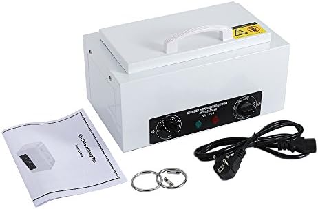Vendeur pro High Temperature Sterilizer For Nail Tools - Hot Air Disinfection With Removable Stainless Steel Tank Nail Metal Tool