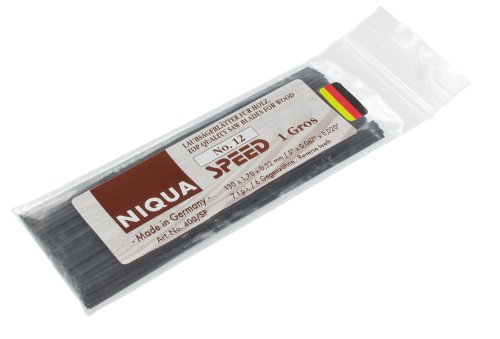 Laubsägeblätter NIQUA SPEED Holzlaubsägeblätter Nr: 7 Abmessung 0,42 mm x 1,10 mm Dutzend