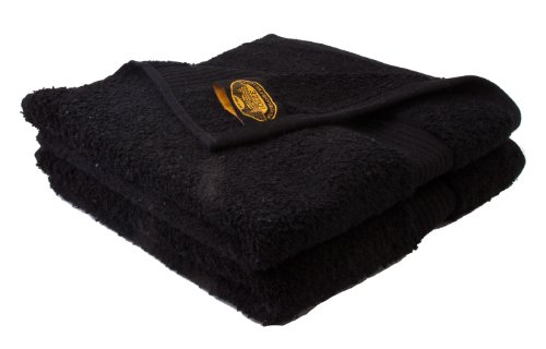 Gözze Handtuch 2er-Set, 100% Baumwolle, 50 x 100 cm, New York, Schwarz, 550-1000-A4