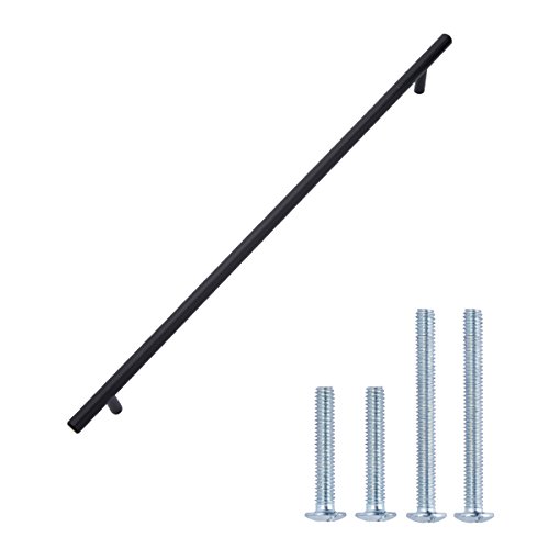 AmazonBasics - Europäischer Steggriff, Möbelgriff (9,5 mm Durchmesser), Länge: 31,1 cm (Lochmitte zu Lochmitte: 32,08 cm), Matt-Schwarz, 10er-Pack AmazonBasics - Europäischer Steggriff, Möbelgriff (9,5 mm Durchmesser), Länge: 31,1 cm (Lochmitte zu Lochmitte: 32,08 cm), Matt-Schwarz, 10er-Pack