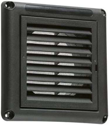 10 x 10.16cm Extractor Fan Grille with Fly Screen (Body Material: Plastic, Assembly Required)