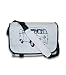 Produktbild Messenger Bag "T1 Bus" Retro Schultertasche (Weiss/Navy)