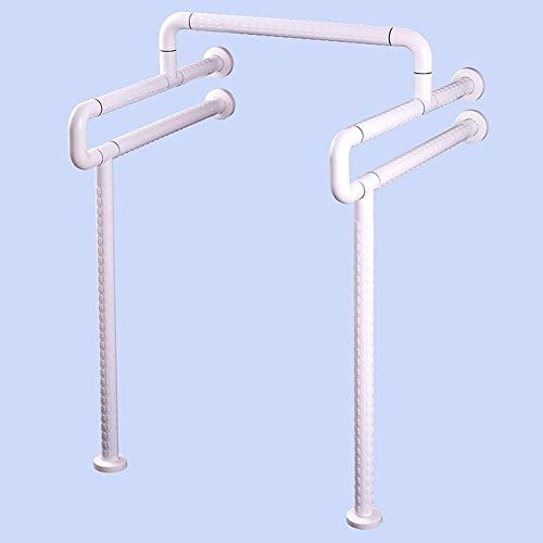 SAEJJ-Urinal barrier-free handrail for the disabled handrail toilet urinal security assistance for the elderly disabled civil defense slide armrest , white