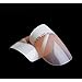Bling Art False Nails French Manicure White Glitter 24 Full Cover Medium Tips UK