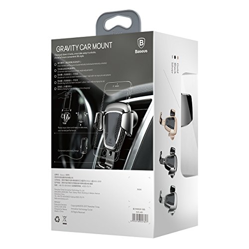 Supporto Auto Smartphone, universale 360 gradi rotazione regolabile Air Vent Car Holder Phone Cradle per iPhone X, Samsung S9, HUAWEI Pro20, HTC, LG, Mini Tablet, dispositivi GPS