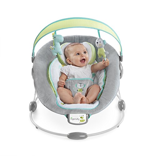 Ingenuity 60389 Soothe and Delight Bouncer – Savvy Safari - 3