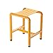 Produktbild Gelber Duschesitzstuhl / 13mm Edelstahlschlauchbadstuhl / Schuhbank / alte Leute mit Unfähigkeit rutschfestes Bad sitzen Schemel / Badeschemel / kann tragen 300KG (34 * 34 * 45CM)