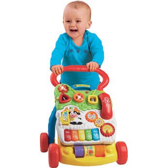 Distinctive VTech Baby First Steps Walker - Cleva Edition ChildSAFE Door Stopz Bundle