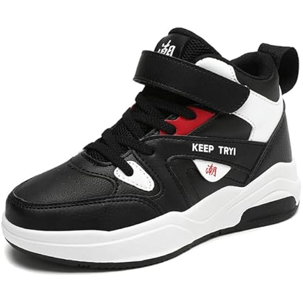 Chaussures De Basketball Hixingo Pour Enfants - Taille 28-39 - Velcro Antidérapant - Mixte Garçon/fille