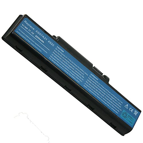 High Power Laptop Notebook Battery for ACER Aspire 2930 Aspire 2930-582G25Mn Aspire 2930-593G25Mn Aspire 2930-733G25Mn Aspire 2930-734G32Mn Aspire 2930-844G32Mn[Li-ion 6-cell 11.1V 5200mAh - 2