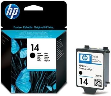 HP Hewlett Packard C5011DE Ink Cartridge No 14 Black C5011D