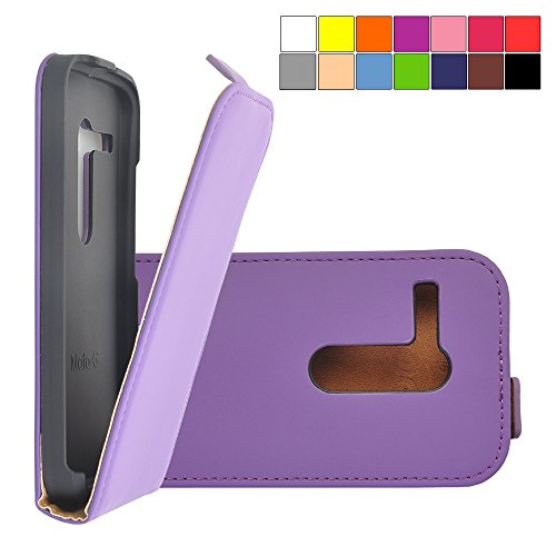 COOVY Funda para Motorola Moto G XT1032 XT1033 1 Generation Model 2013 COVER CASE CUBIERTA DELGADO FUNDA PROTECTORA CON TAPA con l mina protectora de pantalla Color morado COOVY Funda para Motorola Moto G XT1032 XT1033 1 Generation Model 2013 COVER CASE CUBIERTA DELGADO FUNDA PROTECTORA CON TAPA con l mina protectora de pantalla Color morado