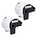 Price comparison product image PerfectPrint Compatible Label Roll Replacement for Brother QL-810W QL-820NWB QL-580N QL-800 QL-1050 QL-1050N QL-1060N QL-500 QL-550 QL-570 QL-710W QL-720NW DK-11202 (Black on White, 2-Pack)