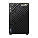 Produktbild ASUS AS1002T NAS Eingebauter Ethernet-Anschluss Schwarz, 90IX00L1-BW3S10