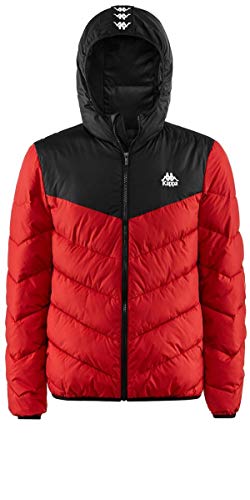 giacca kappa rossa e nera