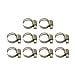 Produktbild Homyl 10pcs Einstellbare Schlauchschellen, aus Edelstahl - 10-16mm