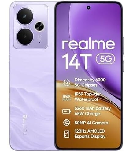 Realme 12 5G (Twilight Purple 8GB RAM, 256GB ROM) | 950nit