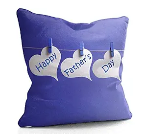 DreamVio Mirco Fabric Filled Cushion for World's Best Dad,Pyare Papa,Gifts for Daddy,Grandpa on Birthday's & Father's Day Color : Purple Size : 12 x 12 inch Design 85
