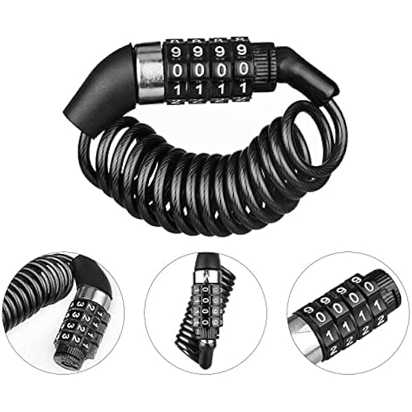 Znee Smart Motorbike & Bicycle Lock 4 Digit Password Anti