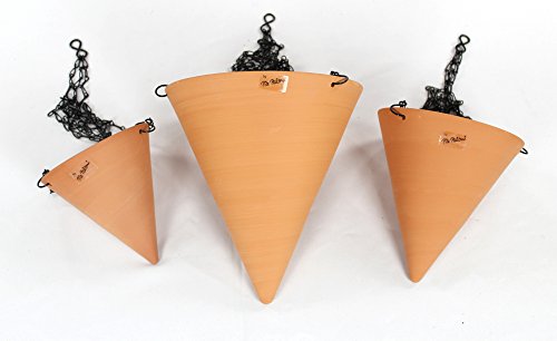 Terracotta Blumenampel mittel Ø 15cm - 4