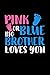 Produktbild Pink Or Blue Big Brother Loves You: The Ultimate Baby Reveal for Big Brother Journal: This is a 6X9 100 Page Blank Lined Diary To Write Memories in. ... and New Sibling Gift For Kids and Moms.