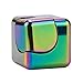 Price comparison product image Sansee Tri Fidget Hand Spinner Finger Triangle Metal Focus Toy Autism Kids/Adult (Multicolor Cube)