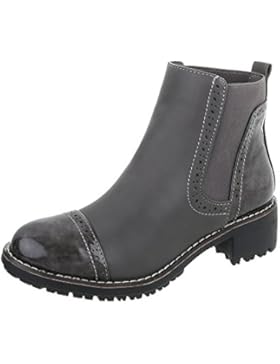 Chelsea Boots Damenschuhe Chelsea Boots Blockabsatz Moderne Ital-Design Stiefeletten