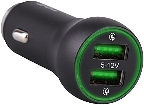 Car Charger Quick Charge 3.0 48W Dual USB All Metal Utra-Fast 2 USB Car Adapter for Samsung Galaxy S8/S7/S7 Edge/S6/Edge/+,Nexus 6P/5X and More