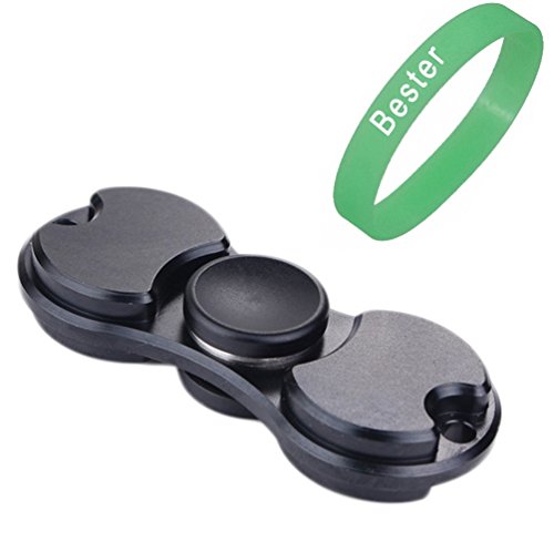 Bester Hand Spinner Copper Brass Bearing Fidget Spinner EDC Toy ,Handhold and Table Top Design ,High Speed 1-3 Minute Spins Hand Spinners-Stress Reliever Reducer Anxiety ,ADD, ADHD, Focus Idle Killing Time