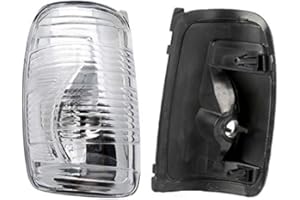 WMLBK Left Side Wing Mirror Indicator Lens Cover without Lamp Included for Ford Transit MK8 2014 Onwards, MPN 1847387