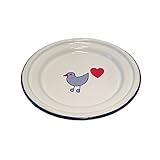 Kindergeschirr Set Herzvogel von Münder Email - 2
