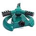 Produktbild greenlans Rasensprenger Automatische Rasen Wasser Sprüher 360 Grad 3-Arm drehbar Sprinkler-System, grün, Einheitsgröße