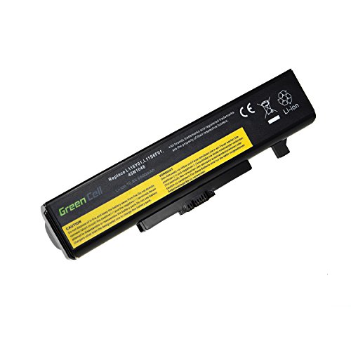 Green Cell® Extended Serie Laptop Akku für Lenovo G480 G485 G500 G505 G510 G580 G580A G585 G700 G710 (9 Zellen 6600mAh 10.8V Schwarz) - 4