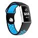Produktbild TOPsic Ersatzarmband kompatibel für Fitbit Charge 3 Armband, Silikon Sportlich Einstellbare Zubehör Sport Armband Uhrenarmband kompatibel mit Fitbit Charge 3 & Charge 3 SE
