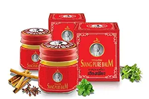 Balm for Cold-Cough & Pain Relief - Siang Pure- Regular 12 gms (Pack of 2)