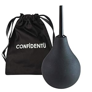 Premium Enema Bulb aus Medizinischem Silikon von ConfidentU - Sichere und Komfortable Dusche für Männer und Frauen mit Bedienungsanleitung