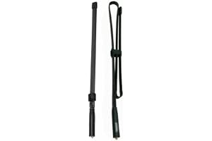 Kompakt och vikbar antenn för Baofeng 5R 82, förbättrad signalstyrka, böjbar och effektiv (108 cm)