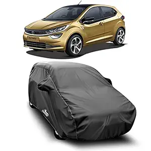 ROYALS CHOICE Car Cover for Tata Altroz (Gray with Mirror Pocket)