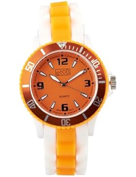 Eton Unisex-Armbanduhr Analog Silikon Weiß 3014J-OR