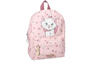 mybagstory - Sac à dos - Marie - Aristochats - Disney - Enfant - Ecole - Primaire - Maternelle - Garderie - Crèche - Cartable fille - Taille 31 cm - Bretelles réglables