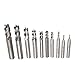 Produktbild Level 10PCS 2-10mm High Speed Steel HSS 4 Flute gerader Schaft Bits Platz Nase Schaftfräser Werkzeuge