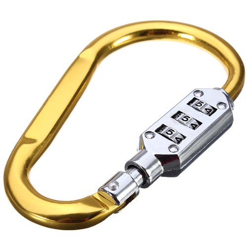 Juego de 1 candado de 3 dígitos bolsa de equipaje maleta código cerradura de combinación Seguridad S - Imagen 5