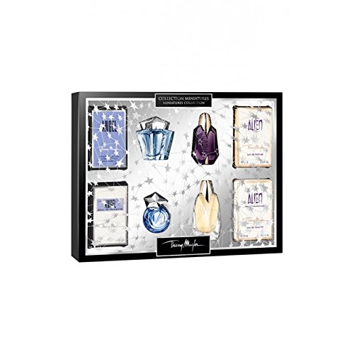 LES MINIATURES GIFT SET:5 ml Angel Eau de Parfum - 3 ml Angel Eau de Toilette - 6 ml Alien Eau de Parfum - 6 ml Alien Eau Extraordinaire